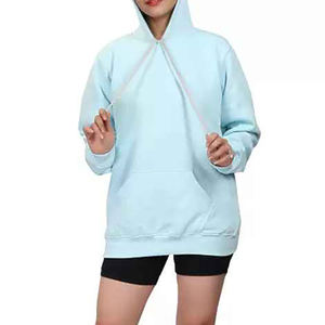 Sudadera con capucha de manga larga de Invierno para mujer 2025, sudadera con bolsillo de lana con diseño forrado para sudaderas básicas de Invierno para mujer - Product Image 1