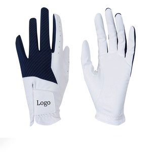 Gants de golf à impression en tissu à une main qualifiés Gants de golf en cuir synthétique avec emballage en peau de mouton - Product Image 3