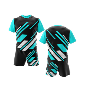 ชุดกีฬารักบี้สำหรับผู้ชายชุดออกกำลังกายแบบระบายอากาศมีลวดลาย - Product Image 5