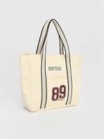 Produsen Tas Tote Kanvas Fashion Custom Print OEM ODM dengan Ritsleting, Tas Belanja Katun Besar, Tas Selempang Kasual