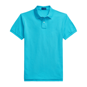 Camiseta Polo con diseño de bordado 3D de logotipo personalizado de alta calidad, ropa informal transpirable de poliéster 100%, camiseta Polo de microfibra para hombre - Product Image 1