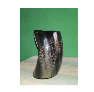 แก้วกาแฟเขาควายเขาวัวขัดเงาทำมือแก้วกาแฟของขวัญ - Product Image 3