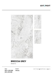 แผ่นพอร์ซเลน600x1200เงาสูงกระเบื้องหินอ่อนดูหรูหราสำหรับผนังและปูพื้น - Product Image 5