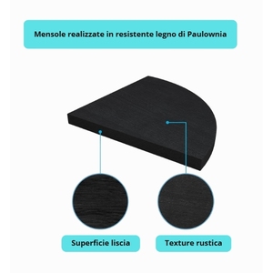 Étagère d'angle murale à 4 niveaux, design en bois et métal, gain de place, avec supports en forme de chat - Product Image 4
