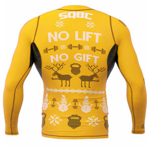 Red <b>Rash</b> <b>Guard</b>, Sports Wear , <b>BJJ</b> Gear, MMA Gear & Hot Sale Grappling Shirts For Mens - Product Image 3