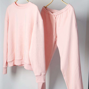Wholesale <b>Women</b> <b>Set</b> <b>Women's</b> <b>Jogger</b> Fleece and Crew Neck Sweatshirt <b>Sets</b> Stock wholesale crew neck <b>women</b> sweatshirt oversized - Product Image 5