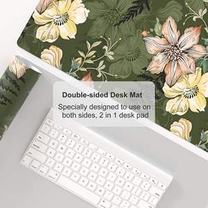 Grand tapis de souris de jeu en cuir PVC unilatéral, tapis ergonomique en cuir de chamois, tapis de bureau de jeu confortable pour le bureau et la maison - Product Image 4