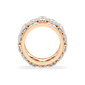 Bague en diamant de laboratoire HTHP CVD certifié IGI REYES, or massif 14 carats, cadeau de mariage et de fiançailles, bagues de déclaration pour femmes - Product Image 4