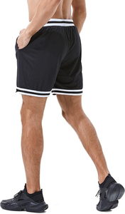 Venta al por mayor de alta calidad de poliéster de gimnasio pantalones cortos de deporte para los hombres de baloncesto pantalones cortos de malla personalizados - Product Image 3