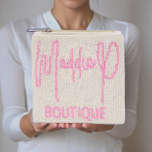 กระเป๋าใส่เหรียญประดับลูกปัดดีไซน์สวยขนาดเล็กมีซิปปิดอเนกประสงค์สีสันสดใสแบบพกพา - Product Image 3