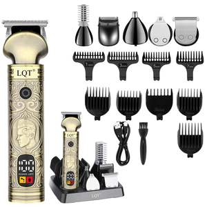 Kit de Afeitadora Eléctrica 6 en 1 Inalámbrica para Hombre, Recargable por USB, Recortadora de Barba, Cortadora de Cabello de Acero Inoxidable - Product Image 3