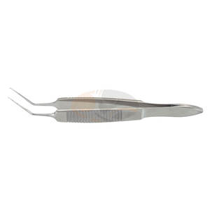 Instruments chirurgicaux ophtalmiques en acier inoxydable réutilisables, forceps manuels de capsulorhexis Utrata pour la chirurgie oculaire - Product Image 1