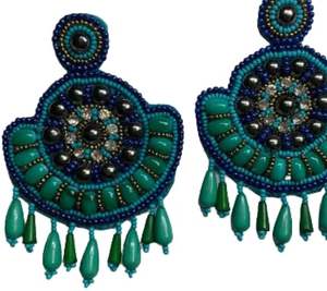 Pendientes de Cuentas de Colores para Mujer, Pendientes Personalizados con Múltiples Cuentas, Joyería Festiva para Mujer al Mejor Precio - Product Image 1