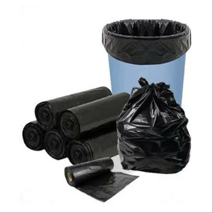 Bolsas de basura de plástico negro personalizadas al por mayor en rollos de buena resistencia reutilizables para embalaje de supermercado - Product Image 5