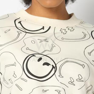 Sudaderas cortas hechas a mano de alta calidad WAKIN WEAR para mujer, diseño gráfico Highland, estampado, estilo informal, ropa Regular para el verano - Product Image 5