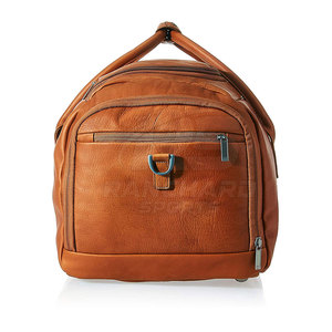 Bolsa de Viaje de Cuero Premium, Gran Capacidad, para Fin de Semana o Gimnasio, Asa Resistente, Costuras Duraderas - Product Image 4