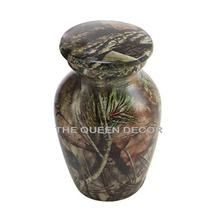 Urne de crémation adulte en or noir personnalisée de haute qualité en laiton commémoratif en métal sculpté à la main pour l'urne de crémation adulte Top-Dom funéraire - Product Image 2