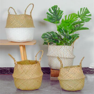 Panier de rangement durable en jonc de mer de taille personnalisée Artisanat en fibres naturelles du Vietnam Fabricant créatif et fait à la main - Product Image 6