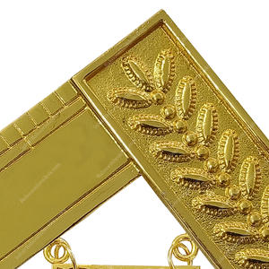 REGALIA MASÓNICA JOYA GILT PARA ADORABLE MAESTRO COLLAR DE AASR HONOR PASADO MAESTRO-FREEMASON COLLAR JOYA - Product Image 3