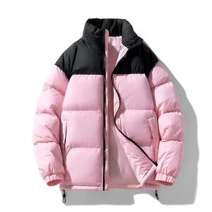 Veste d'hiver surdimensionnée pour homme avec logo personnalisé 2026, nouvelle veste gonflée, doudoune avec boutons - Product Image 3