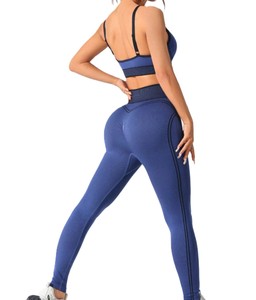 เสื้อผ้าออกกำลังกาย2ชิ้น Set2026โยคะสำหรับผู้หญิงเสื้อผ้าออกกำลังกายเล่นฟิตเนสยิมดีไซน์ล่าสุด - Product Image 6