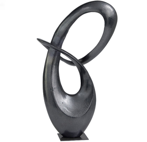 Aluminio fundido oro acabado Metal artesanía creativa decorativa Metal adornos decoración del hogar vajilla escultura - Product Image 4