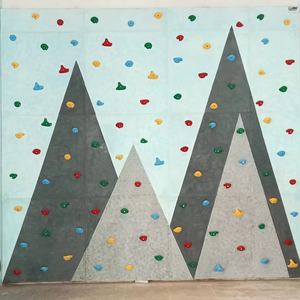 Mur d'escalade modulaire unique en fibre de verre 4x4 pour intérieur/extérieur, durable, pour parcs d'aventure, enfants, adultes, éducatif, garderies et usage domestique - Product Image 1