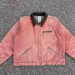 High Street Men's Winter <b>Denim</b> <b>Jacket</b> Vintage Casual Outdoor Windproof Waterproof Custom Made Classic - Product Image 5