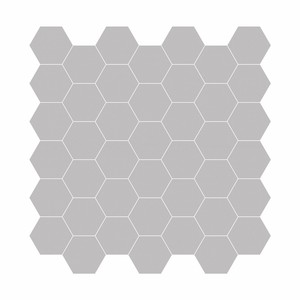 Carrelage Mosaïque Hexagone Moderne Gris Acier 48mm Porcelaine Fullbody pour Cuisine Hôtel Mur Extérieur pour Cuisine Hôtel Mur Extérieur - Product Image 1