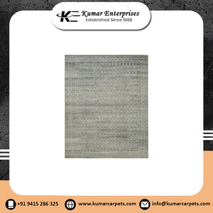 Juego de Alfombras de Área de Pelo Medio Antideslizantes, Bordadas a Mano, Modernas, Persas, de Lujo, de Seda de Bambú, con Técnica de Pelo Cortado Abstracto - Product Image 3