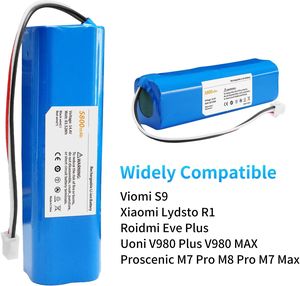 18650 4S2P 14,4 V 5800mAh Paquete de batería de iones de litio 10-20A BMS inteligente para robot aspirador Compatible con varias marcas - Product Image 4