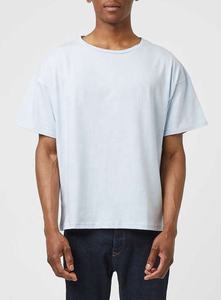 2023 hommes coton couleur unie à manches courtes Gym Muscle haut nouvelle couleur ample surdimensionné T-Shirt pour été Jersey matériel pour - Product Image 5