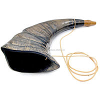 Corne d'animal polie artisanale en corne de buffle naturelle, durable, de haute qualité, décorative et fonctionnelle pour reconstitutions historiques