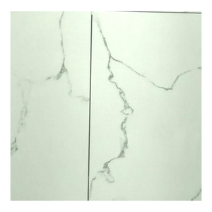 Carreaux en porcelaine vitrifiée (GVT / PGVT) de taille 60×60 cm 600×600 mm, aspect marbre italien Statuario, brillant / poli / mat - Product Image 1