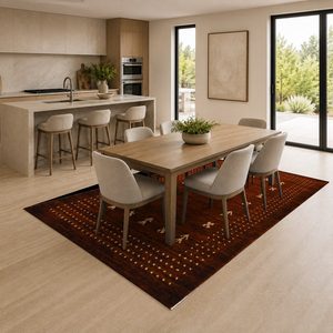 <b>RUGS</b> DEPOT LXDP-0977 Wholesale Black Charcoal Designer Pattern Digital Printed Machine Washable Chenille Area <b>Rug</b> <b>Non</b> <b>Slip</b> - Product Image 4