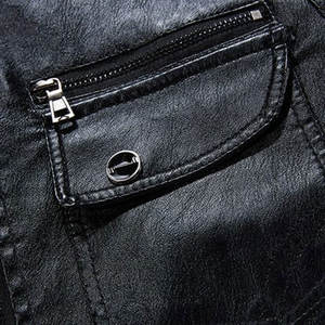 Vente en gros Veste de moto en cuir de haute qualité avec logo personnalisé Armure en plastique pour hommes Protecteur de sécurité Col montant Nouveau service OEM - Product Image 4