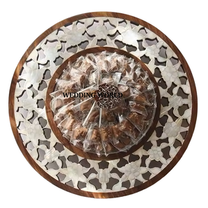 Bandeja de chocolate de madera, artículos de restaurante de diseñador superventas, utensilios de cocina hechos a mano, venta al por mayor, bandeja de chocolate nueva de lujo - Product Image 4