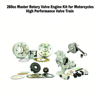 Kit Mesin Rotary Valve 2-Tak Aluminium Pinasco 260cc Master untuk Sepeda Motor Jalanan, Performa Tinggi, Retrofit/Upgrade Sistem Katup