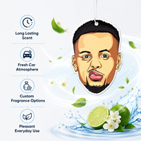 Désodorisant de voiture parfumé en forme de personnage sportif, aromathérapie, pour carte individuelle, en carton parfumé, fourni par l'usine