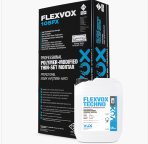 Para Baños Turcos, Balcones, Terrazas y Piscinas, Mortero Adhesivo de 2 Componentes Altamente Flexible - Product Image 1