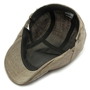 Béret casquette hommes femmes printemps été chapeau de soleil respirant lin artiste peintre béret chapeau mâle femme casquette plate réglable béret - Product Image 4