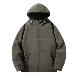 Sudaderas con Capucha Personalizables para Hombre, de Felpa Gruesa con Cierre, para Otoño e Invierno, Estilo Informal, con Opciones de Bordado de Logotipo - Product Image 4