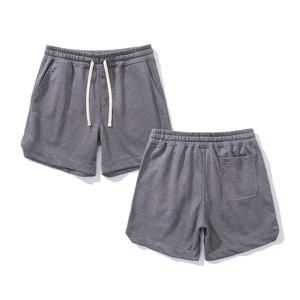 2025 Hotsale peso pesado tejido algodón poliéster mezcla hombres Waffle pantalones cortos cómodos transpirable Casual gimnasio desgaste personalizado OEM - Product Image 2