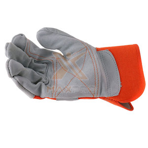 Heavy Duty Anti Slip Working <b>Gloves</b> Cut Resistant Leather Working <b>Gloves</b> Work Wear Safety <b>Gloves</b> - Product Image 3