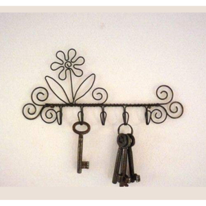 Crochets muraux en métal forgé, revêtement noir, pour la décoration de la maison, du salon, de la salle de bain, crochets pour manteaux, chapeaux, clés - Product Image 1