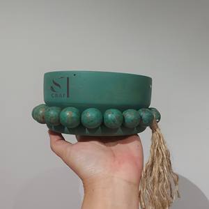 Vente en gros de bol à pâte en bois d'acacia écologique unique Bougie faite à la main Décoration de table pour les fêtes Produit de style ferme chaud - Product Image 4