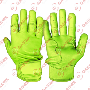 Nouvelle arrivée pas cher prix couleur noire manchette courte gants de frappeur de baseball anti-dérapant personnalisé léger Softball gants de frappeur - Product Image 5