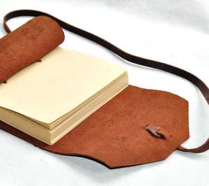 Funda Protectora para Cuaderno Recargable A5 de Cuero Genuino Profesional con Protección y Antiolores para Viajes de Negocios LNBC-0022 - Product Image 3