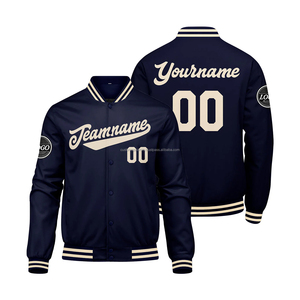 Matching Wool <b>Varsity</b> <b>Jacket</b> with Leather Sleeves for Couples with Custom Embroidery Streetwear Design - Product Image 2