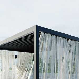 Voilage d'extérieur KAKADU 694-SC2 à double rail pour pergola - Product Image 1